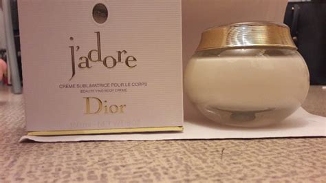 creme sublimatrice dior j'adore